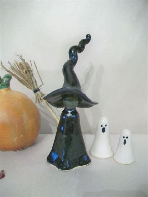 Clay pottery witch broom